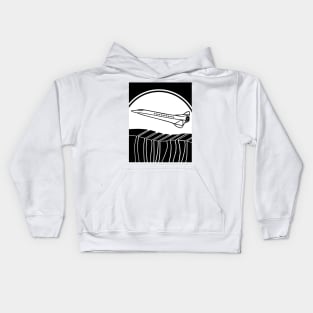 Flight Over The Keyboard Range Kids Hoodie